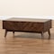 Baxton Studio Hartman Mid-Century Walnut Brown Finished Wood Coffee Table 193-11716-ZORO - alternate 3